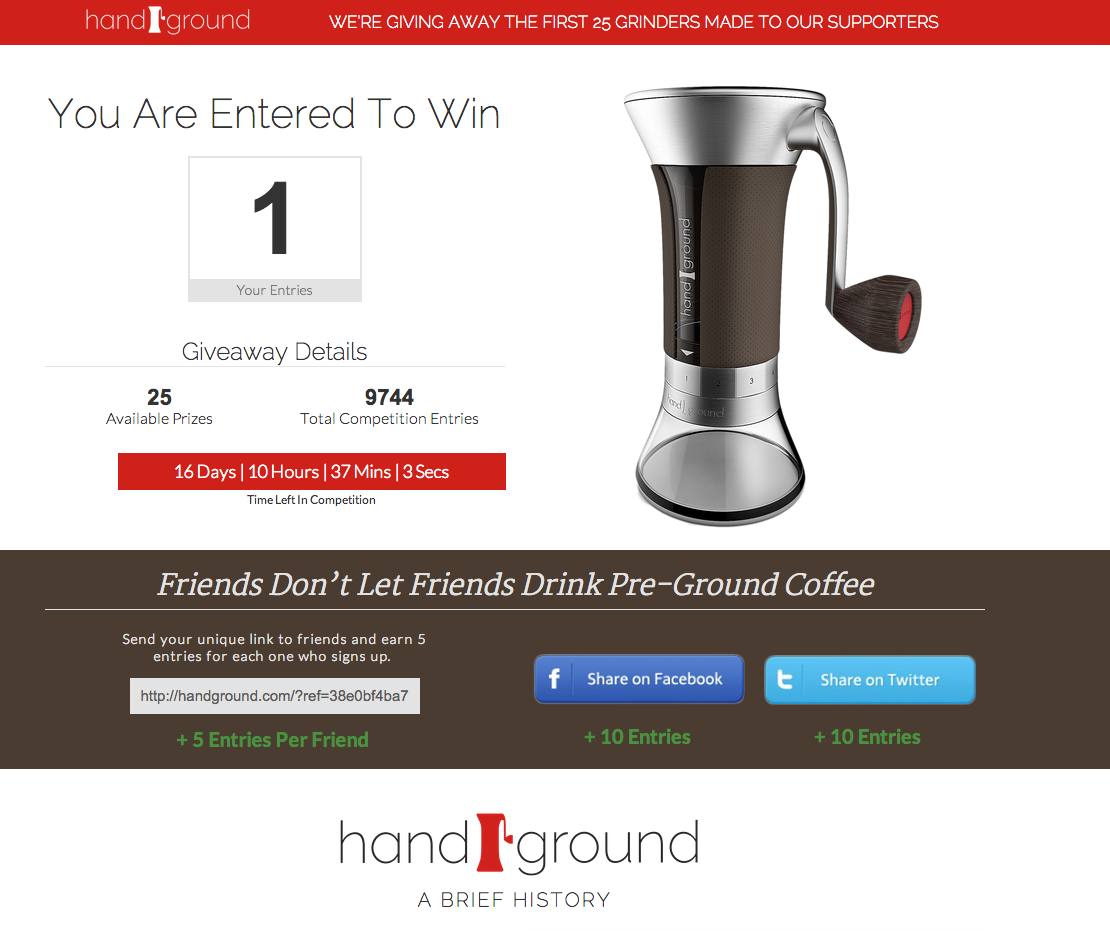 handground website screenshot