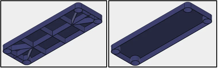 two versions of shelf