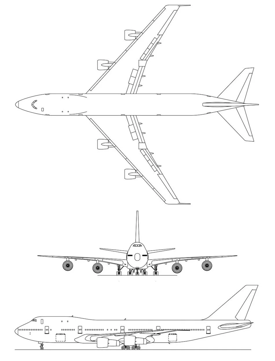 B747 sketch - Fictiv B747 sketch