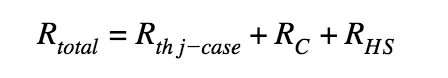 heat sink formula - Fictiv equation below is utilized to determine our new thermal resistance