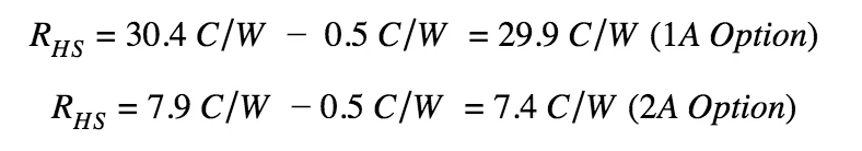 heat sink formula - Fictiv proper thermal resistance for a heat sink