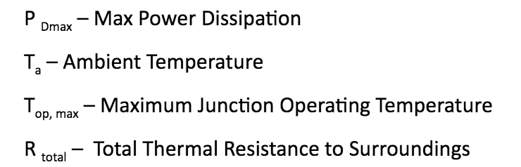 heat sink formula - Fictiv heat sink formula and calculation
