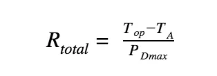 heat sink formula - Fictiv Calculating the Required Thermal Resistance to Accommodate Power Dissipation