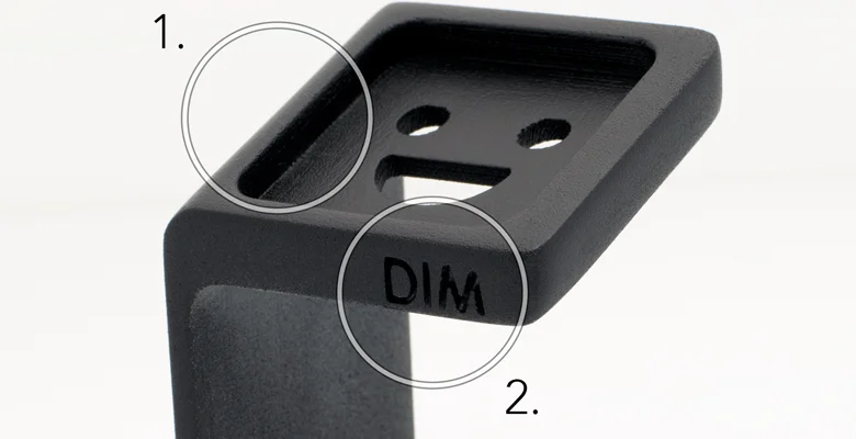 Finished 3d printed part