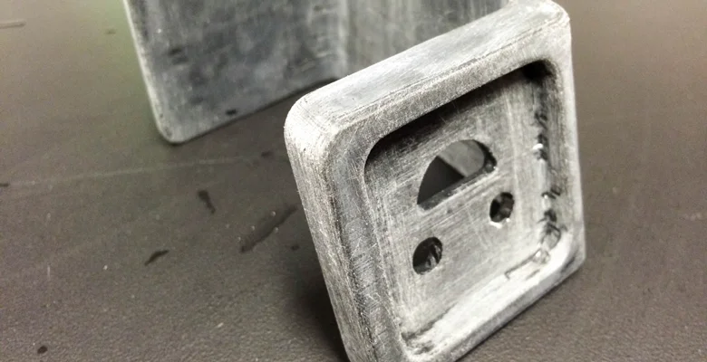 sanded PLA 3d printed part