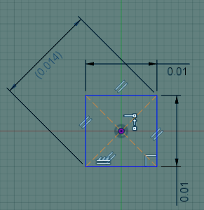 utilize trigonometry to determine the tolerance