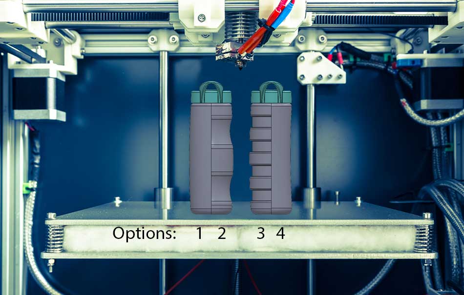 using a single prototype to show two design options