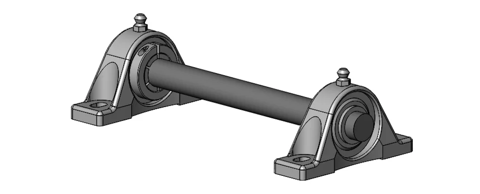 same drive shaft, but shortened to increase stiffness