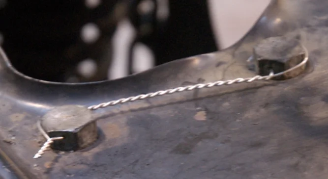 installation of safety wire
