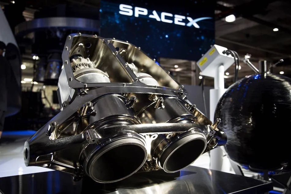 SpaceX is also using DMLS to produce their regeneratively-cooled SuperDraco Engine Chamber