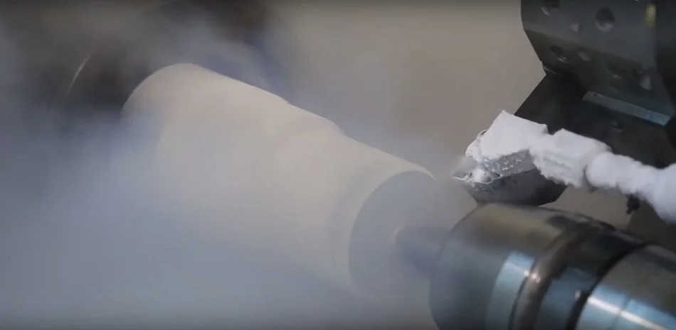 prototyping-elastomers-image01 - Fictiv milling frozen rubber