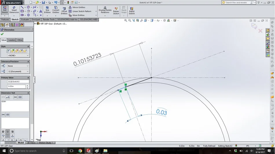 Involute_step_5 - Fictiv involute gears step 5