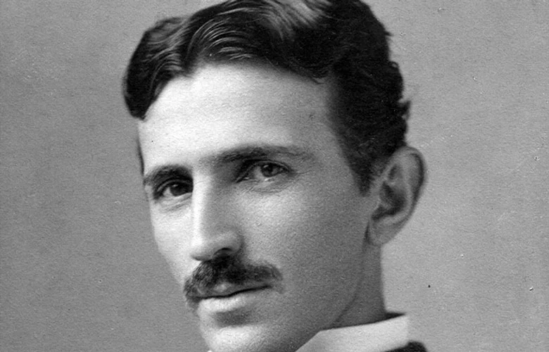 Nikola Tesla at age 34 in 1890
