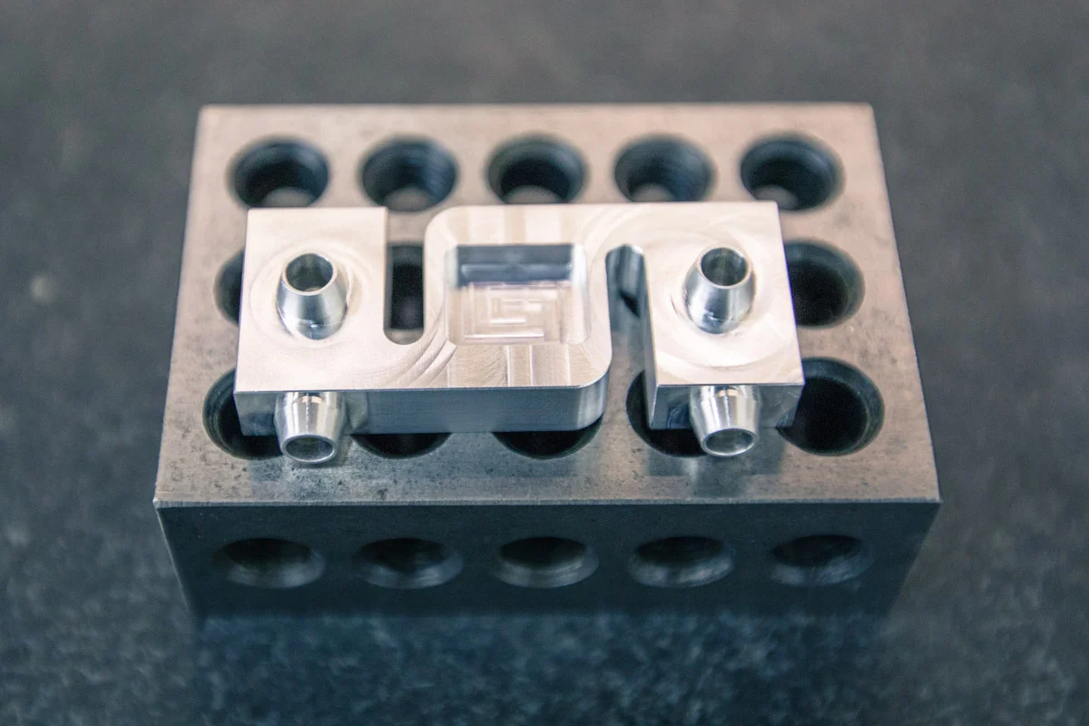 CNC machined part