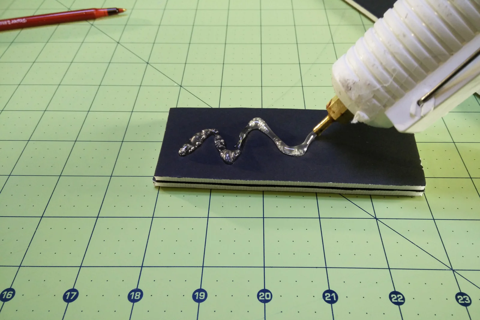 hot-glue - Fictiv Using hot glue to join panels together