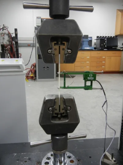 strain-test-machine - Fictiv testing on an Instron 4468 load frame