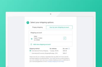 New Feature: Add Your Company Shipping Account to Fictiv