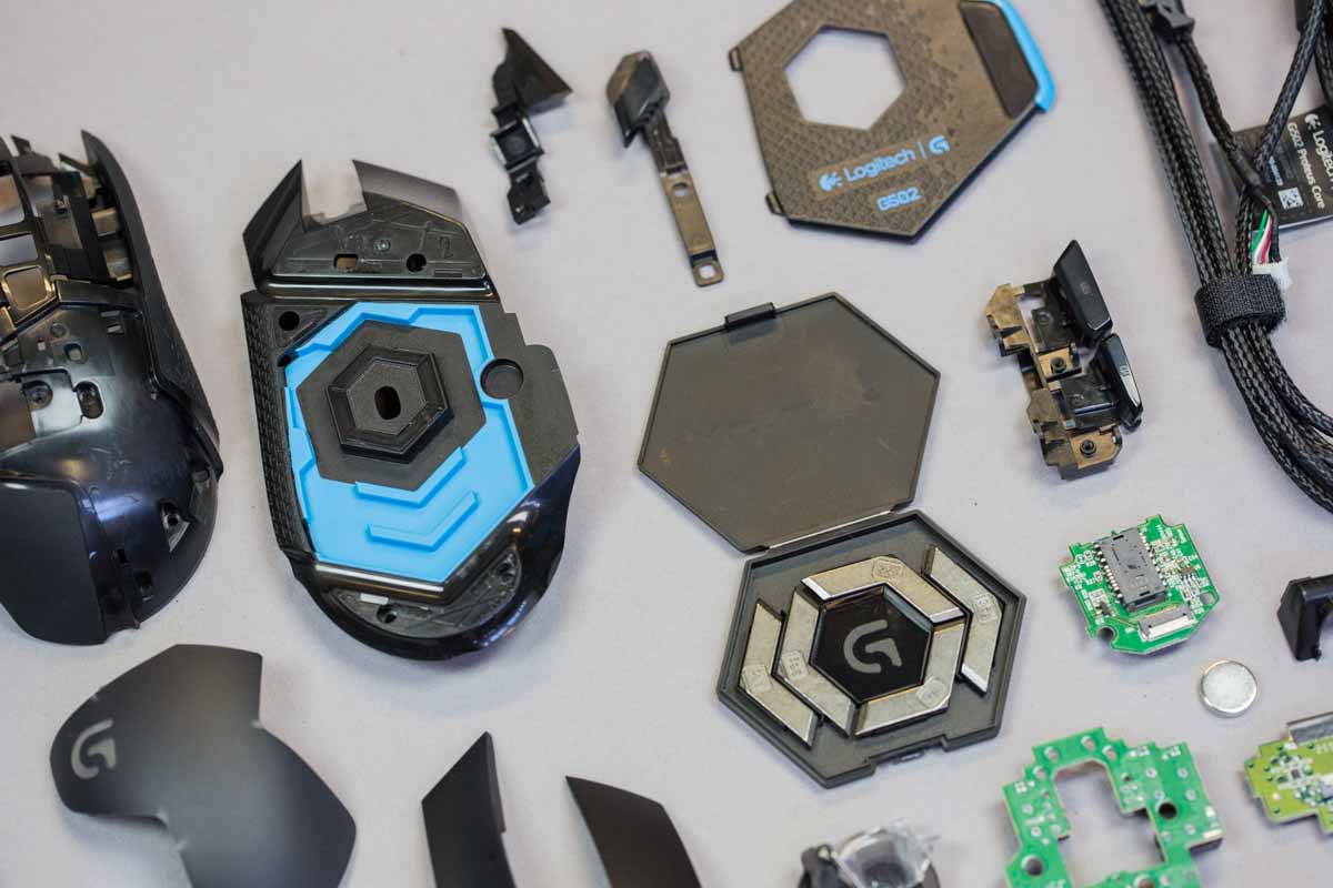 Teardown Showdown: Logitech Gaming Mouse Edition G600 MMO vs G502 Proteus Core -