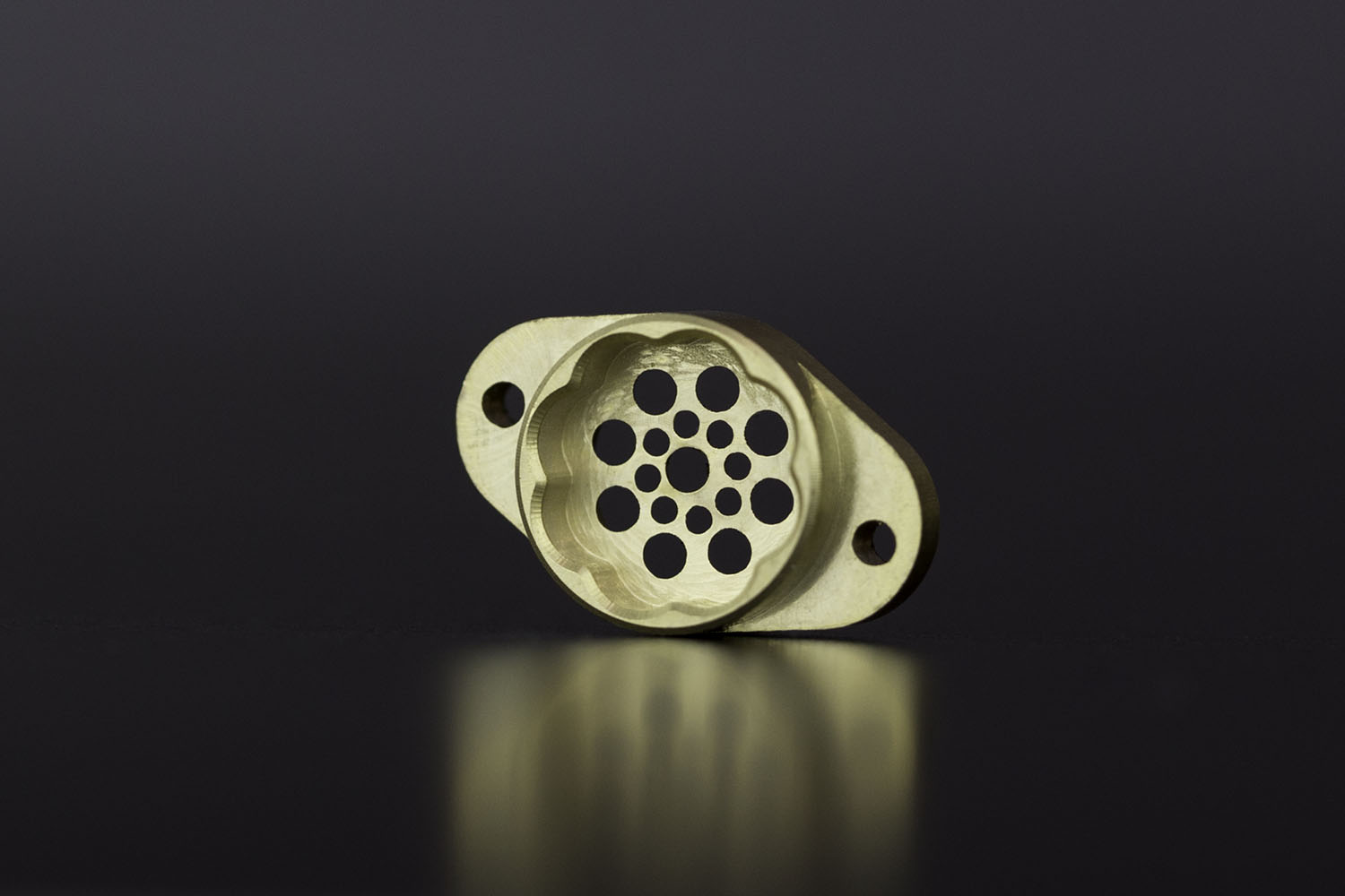 CNC machined brass