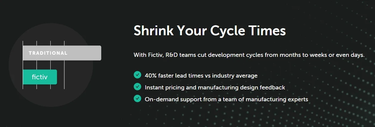 Shortening manufacturing cycle times