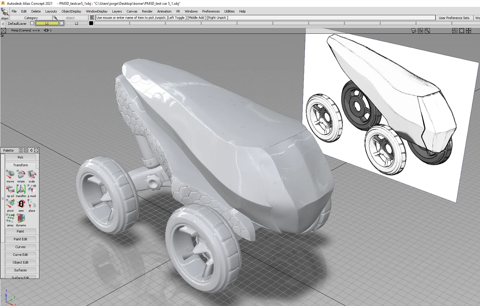 NURBS 3D model - Fictiv Image of a 3D model designed using NURBS software