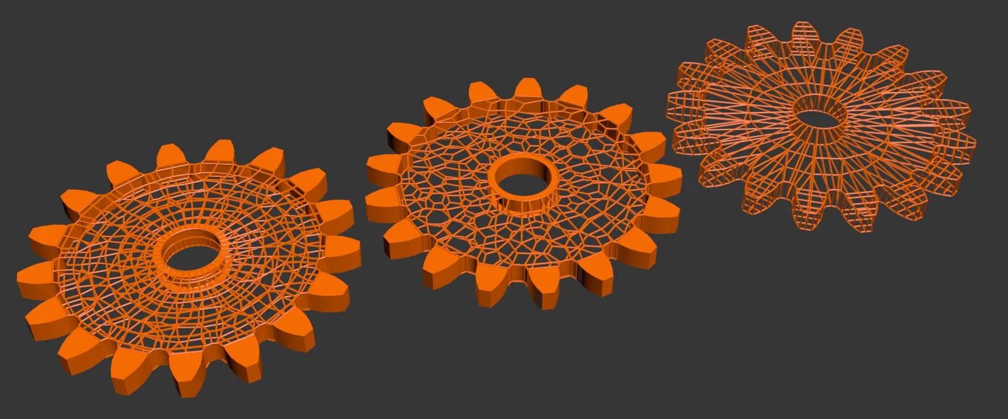 3d printed gears - Fictiv gear geometry made using additive manufacturing aka 3D printing