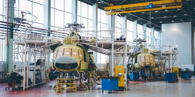 helicopter - Fictiv a helicopter being built