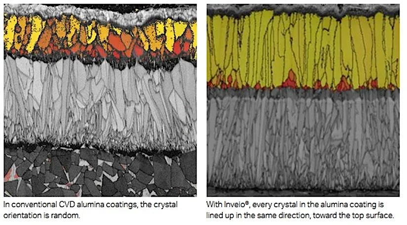 illustrations of crystal orientation in cutting tool microstructure