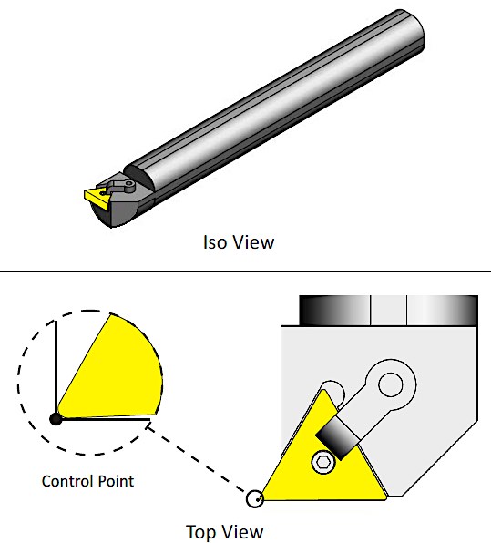 illustration of a boring bar tool