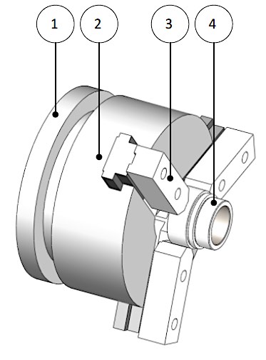illustration of a cnc turning spindle