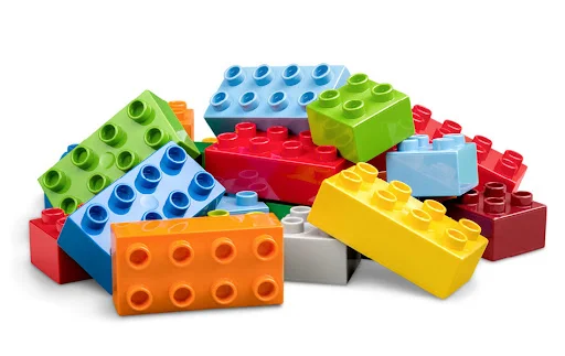 plastic-legos - Fictiv multi-colored plastic legos