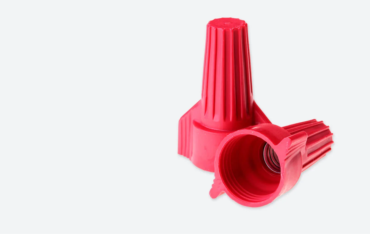 red caps for electric purposes