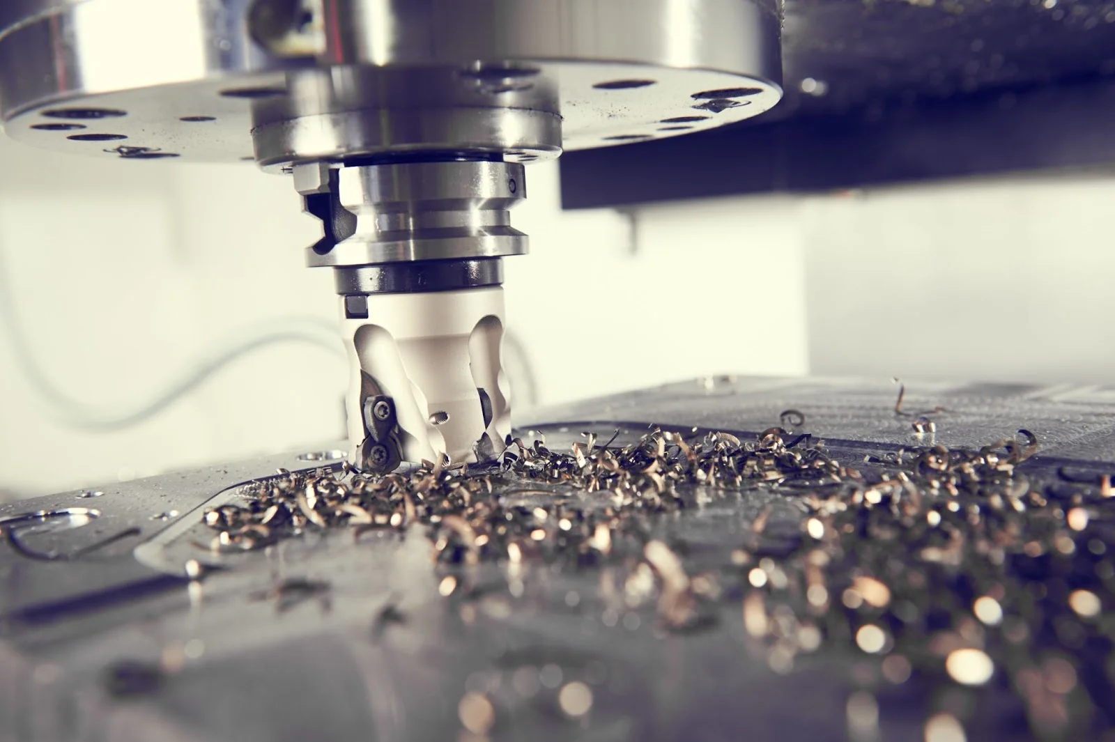 Industrial milling metalworking