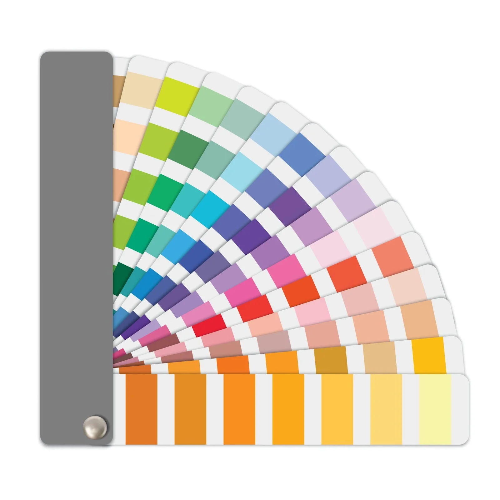 Pantone - Fictiv Example rendering of a color guide, like Pantone’s popular color guide