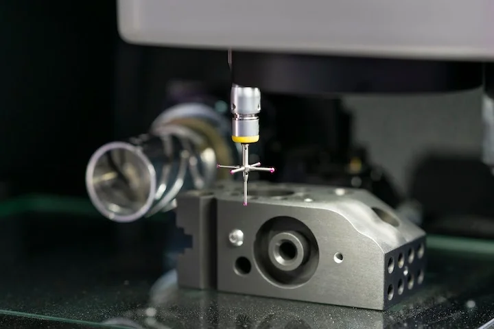 CMM-measures-part-dimensions - Fictiv CMM measurement of a complex part
