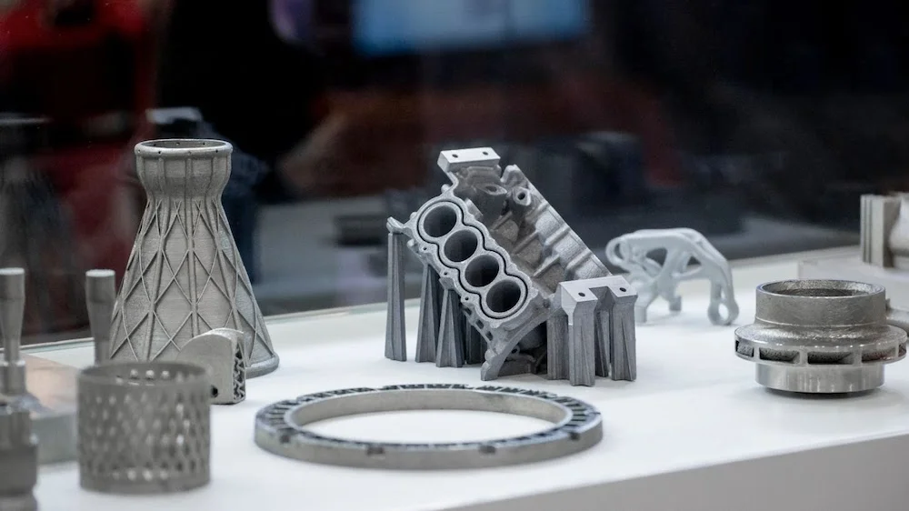 DMLS 3D printed metal parts
