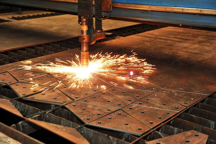 Plasma Cutting in Action
