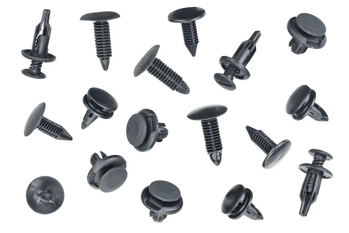 plastic-automotive-clips - Fictiv plastic automotive clip fasteners