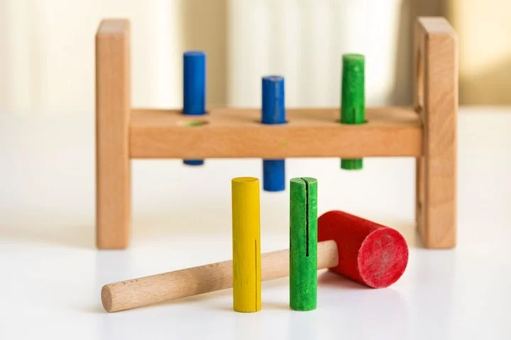 pound-a-peg - Fictiv press fits are commonly used in the pound-a-peg children’s toy