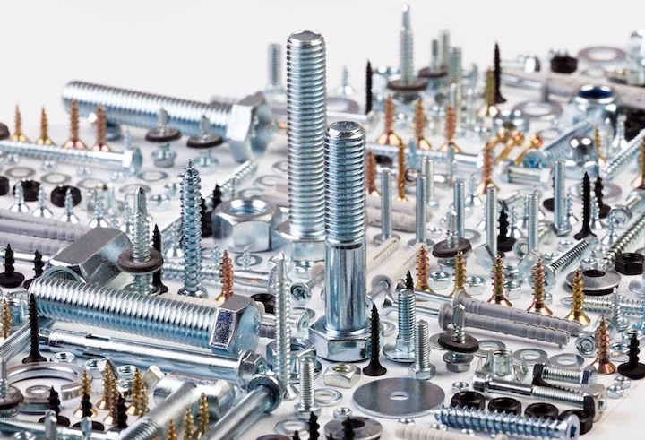various-types-of-fasteners - Fictiv various types of fasteners pictured together