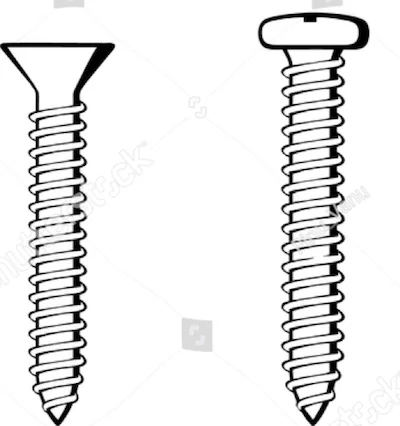 Flat-head screw - Fictiv Flat-head screw, suitable for countersink applications; Right: Cap-head screw suitable for counterbore or standard hole applications.