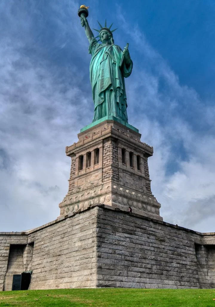 the iconic Statue of Liberty has corroded over time