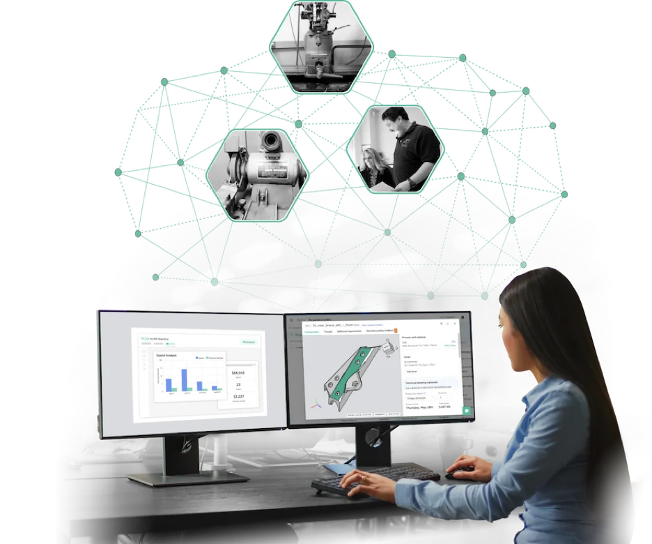 Rapid communication through our online digital manufacturing platform