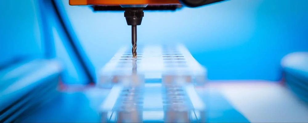 A CNC router cutting plexiglass - Fictiv A CNC router cutting plexiglass