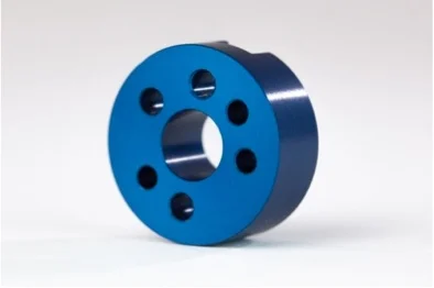 Fictiv blue anodized part