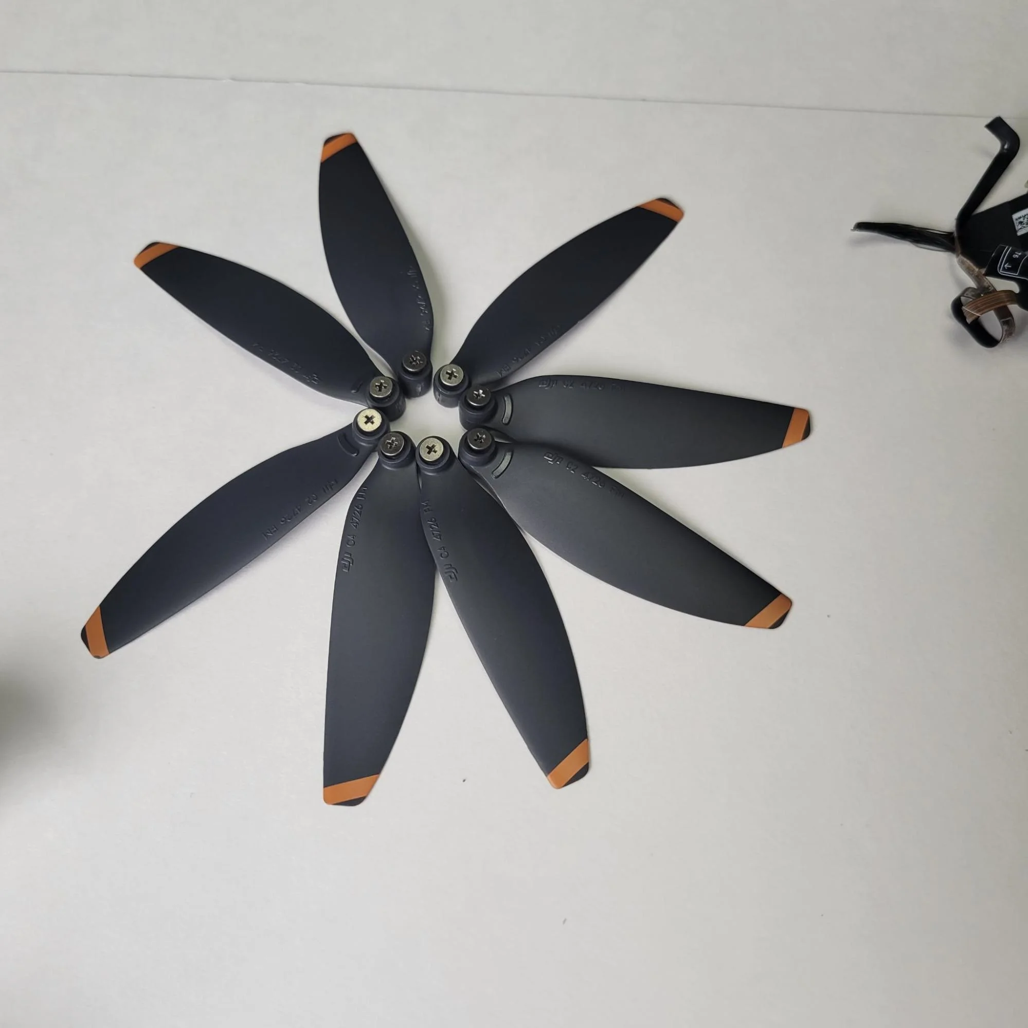 All the propeller blades together
