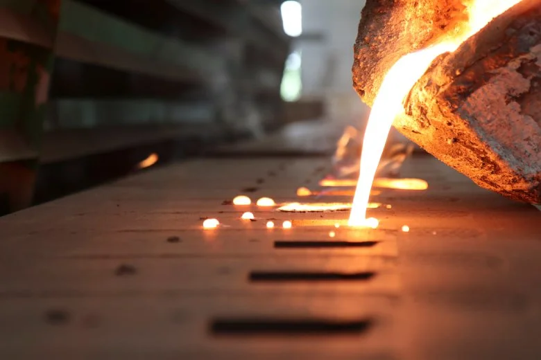 Production die casting.