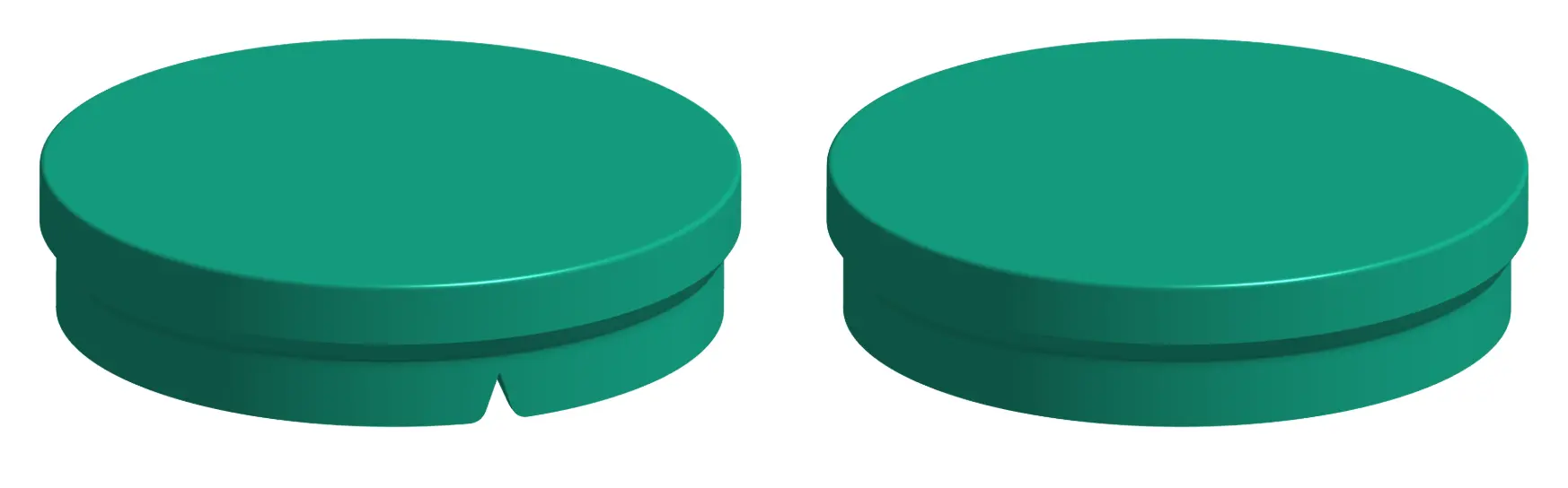 Short shot defect in injection molding.