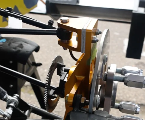 Upright manufactured by Fictiv.