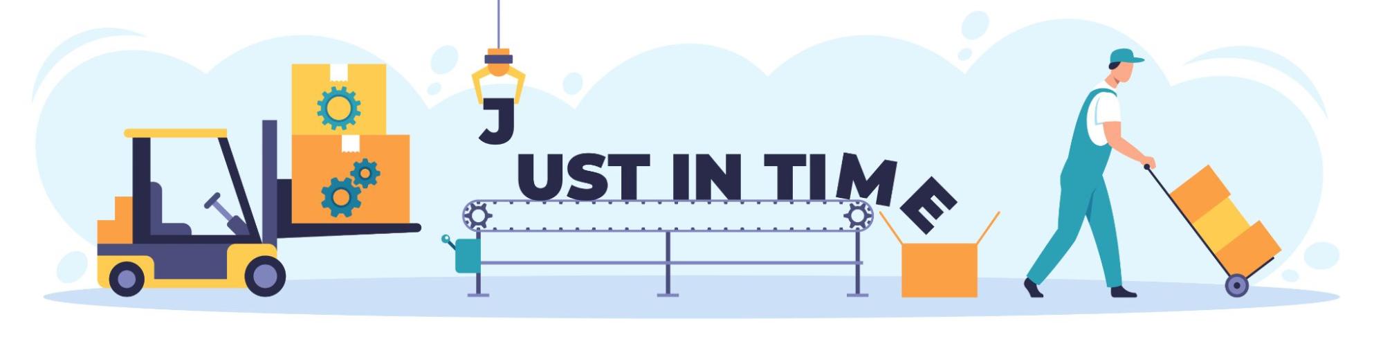 Just in time production illustration